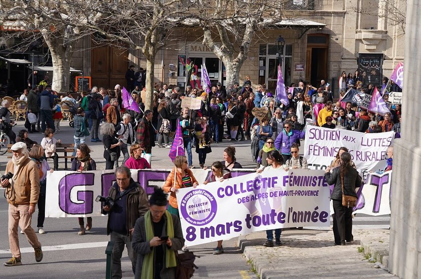 8 mars 2025 à Forcalquier 04300 du collectif départemental féministe du 8 mars toute l’année -1