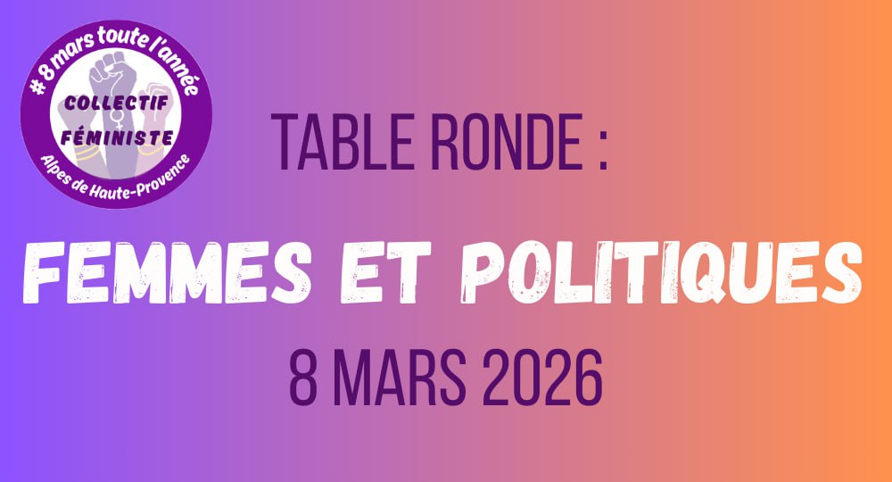 8 mars 2026 « Femmes & politiques »